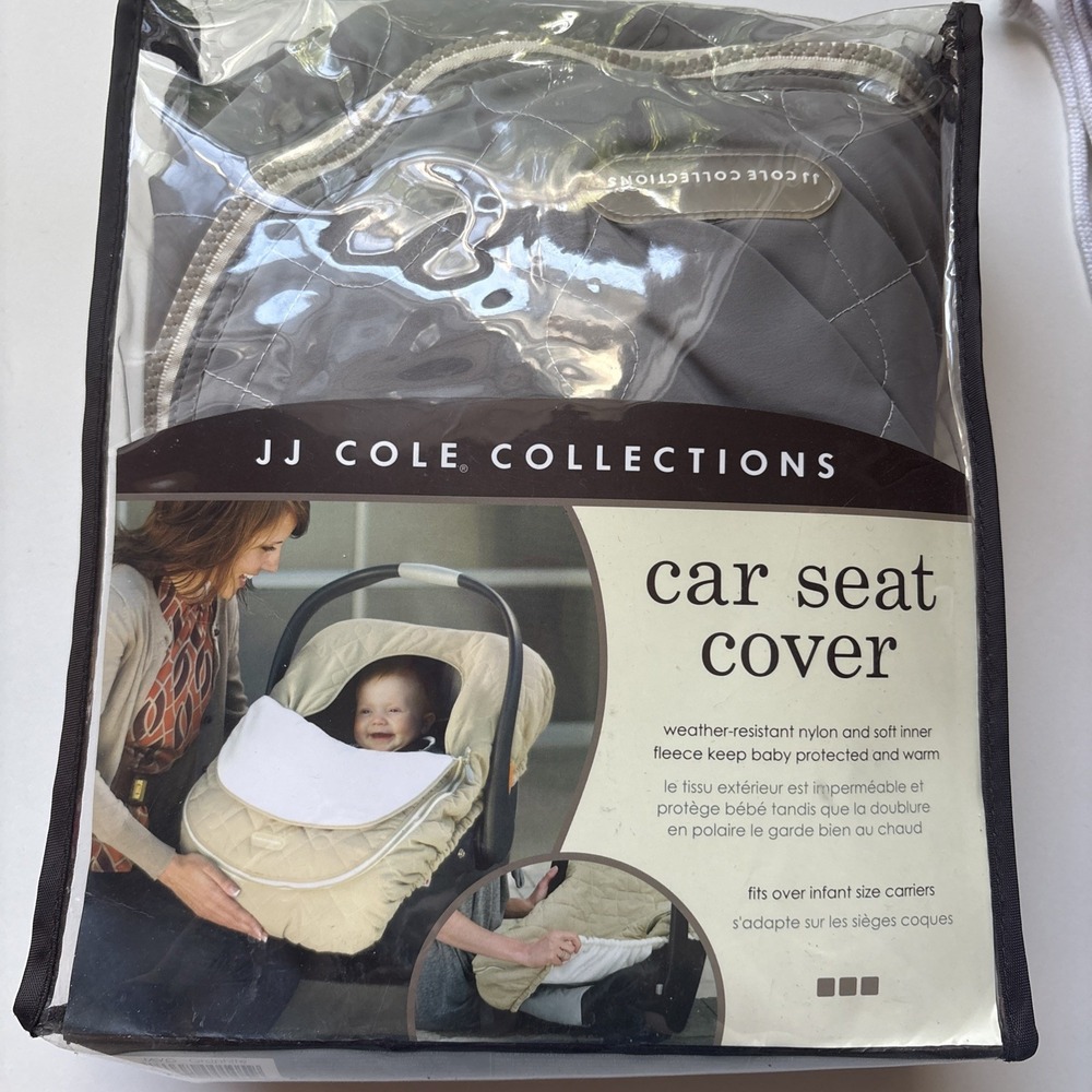 J J Cole Collections Car Seat Cover ~ Graphite